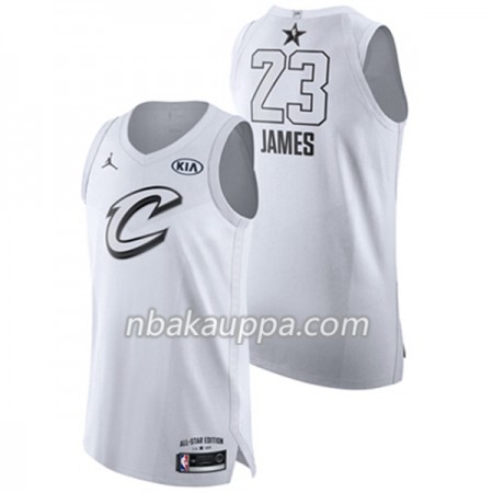 Cleveland Cavaliers LeBron James 23 2018 Kaikki tähti Jordan Brand Valkoinen Pelipaidat Swingman - Miesten